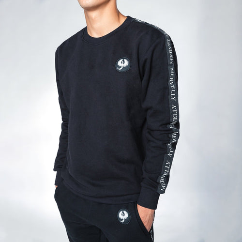 Sweatshirt Man Black